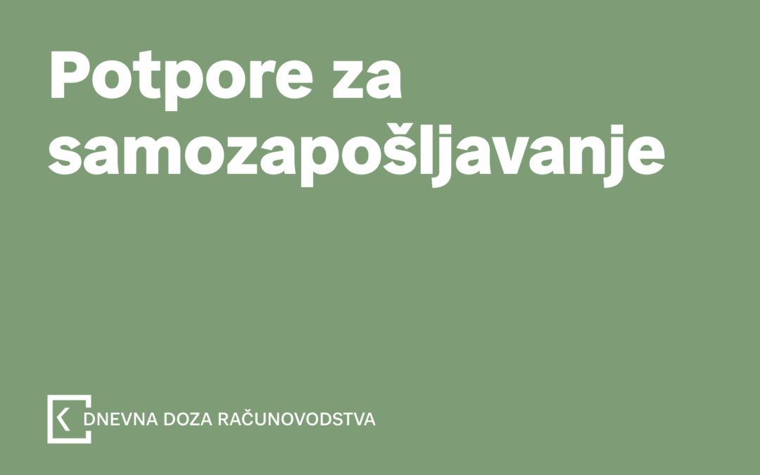 Što treba znati o potporama za samozapošljavanje?